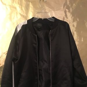 Satin bomber jacket